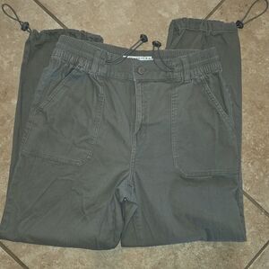 Celebrity Pink Drawstring Jogger Womens Pants - Army Green